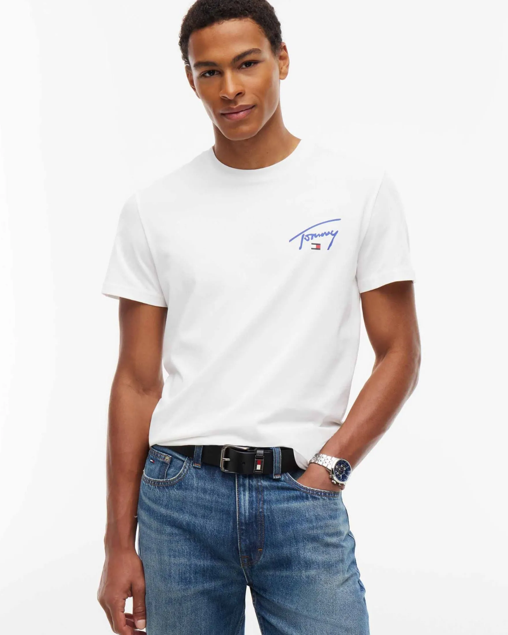 TJM SLIM SIGNATURE CHEST TEE