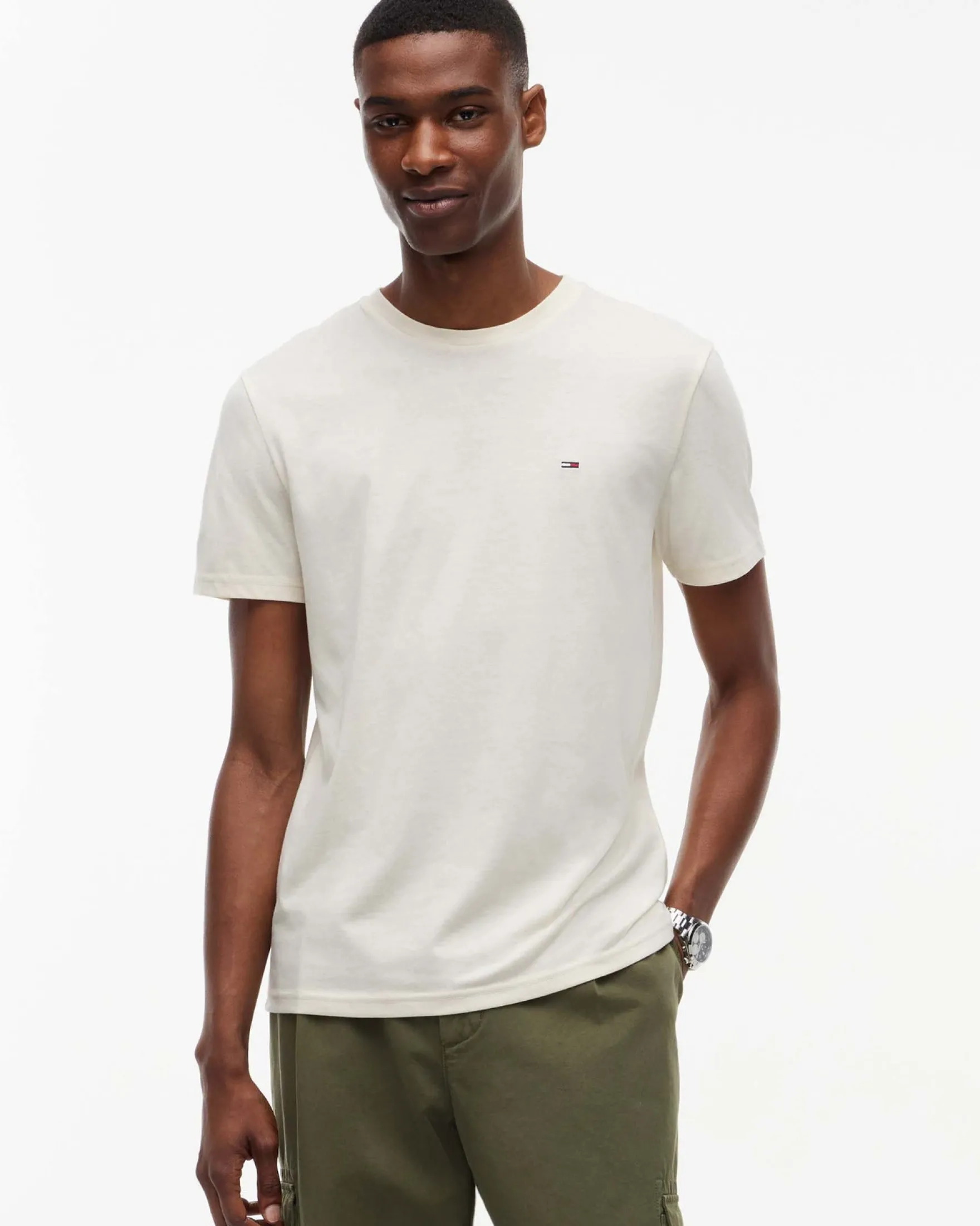 TJM XSLIM JASPE HTR TEE EXT