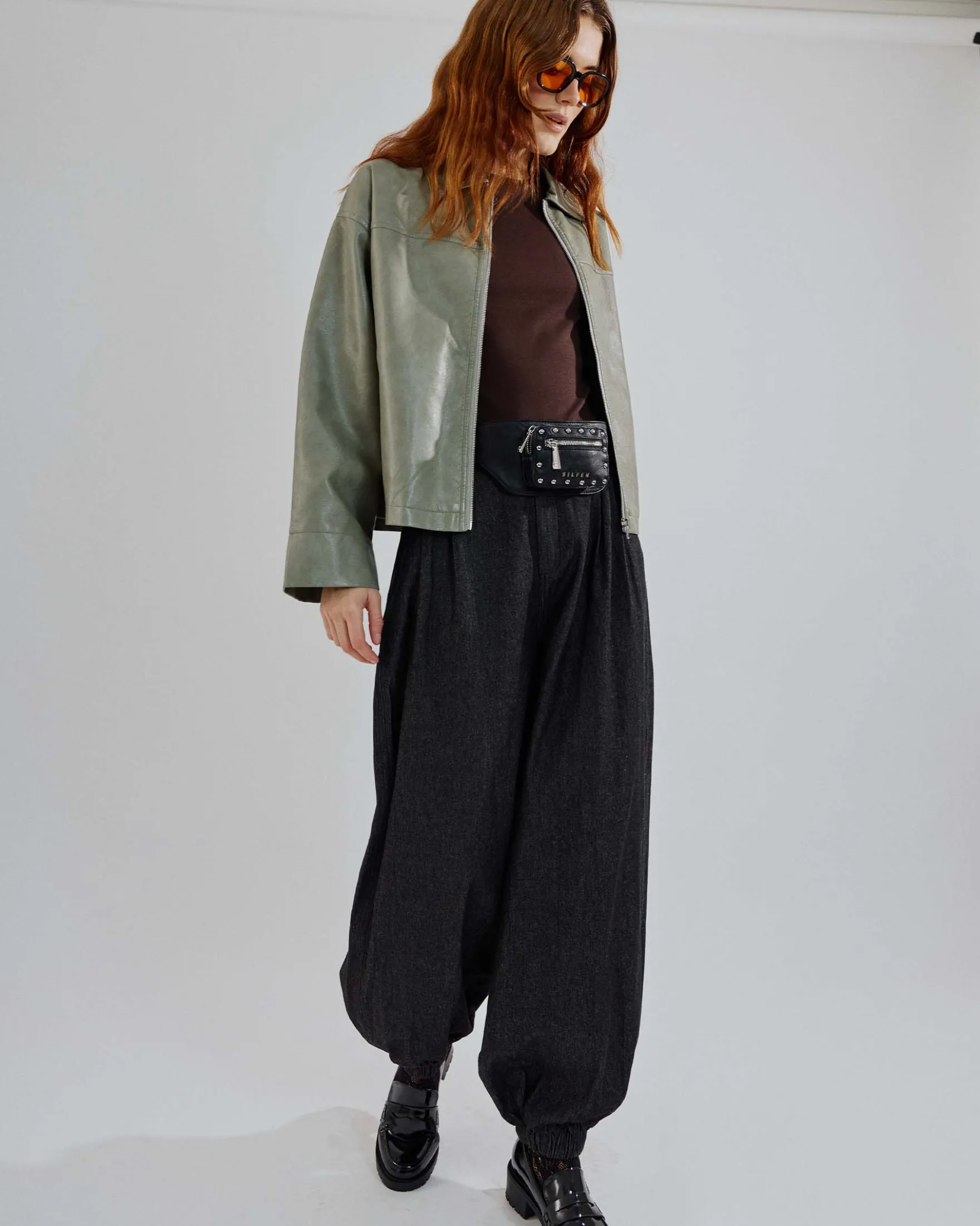 Tula faux leather jacket