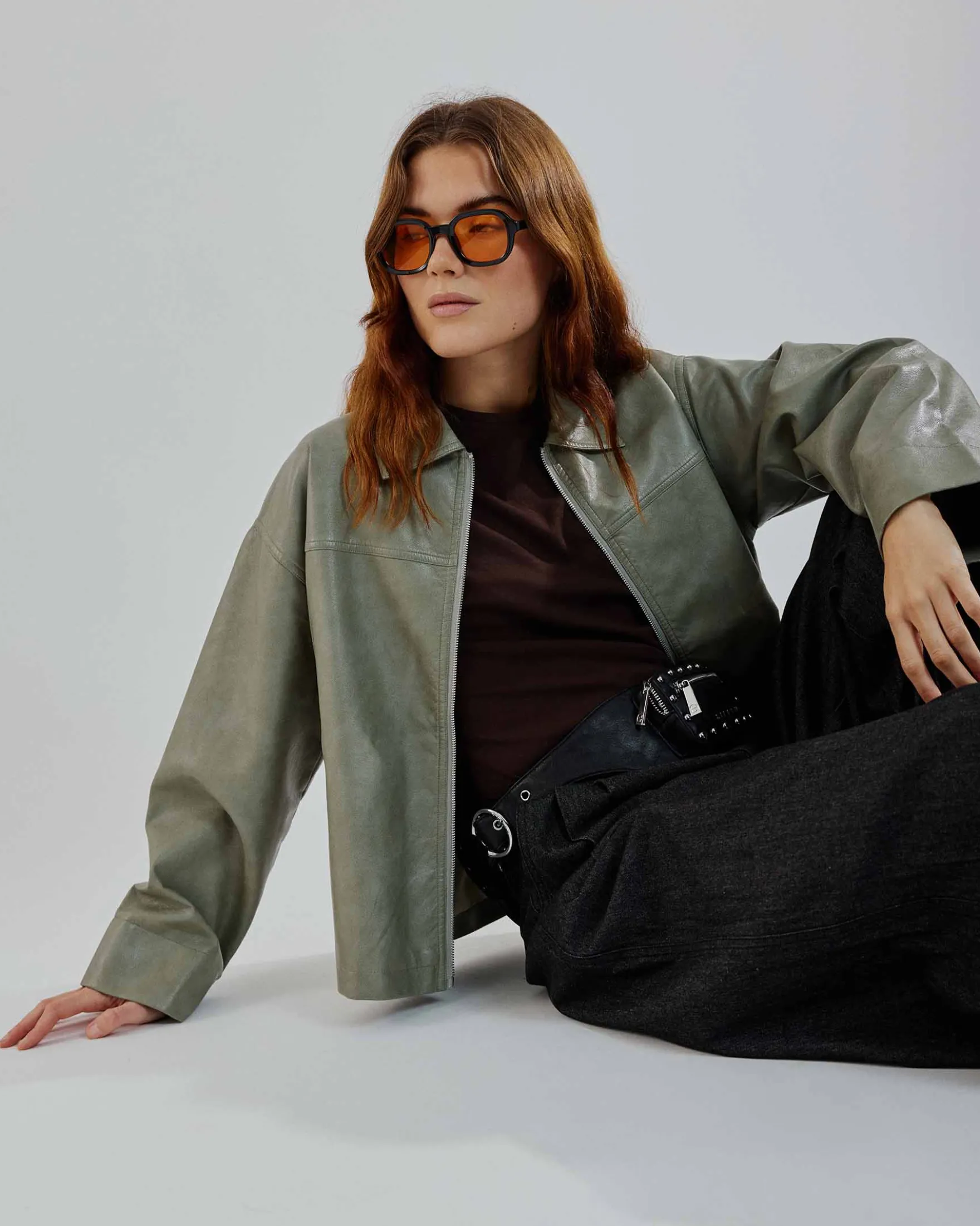 Tula faux leather jacket