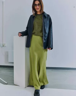 Valery satin skirt