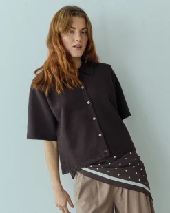 Vela knit blouse