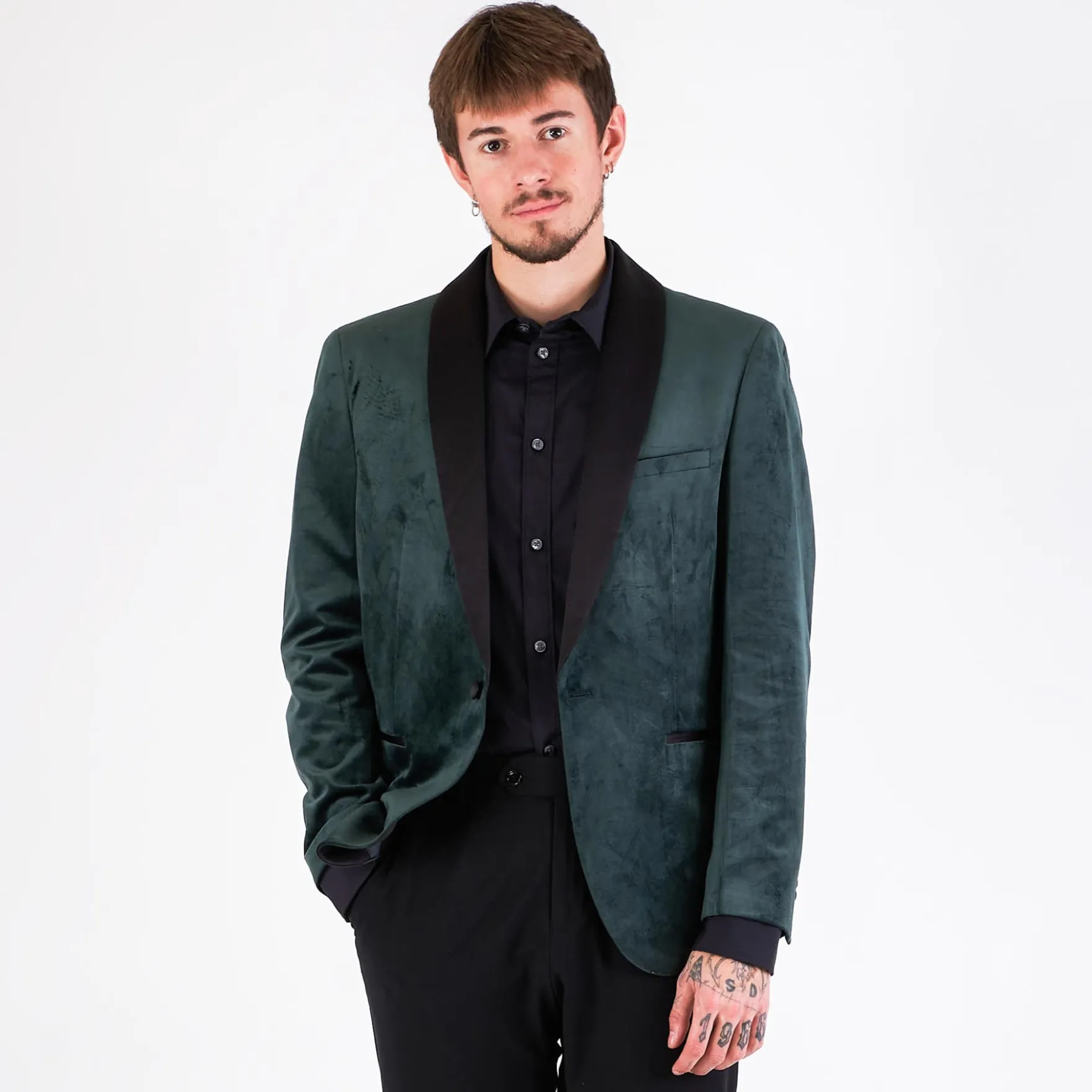 Velour blazer