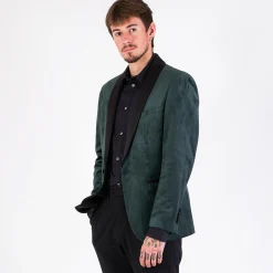 Velour blazer