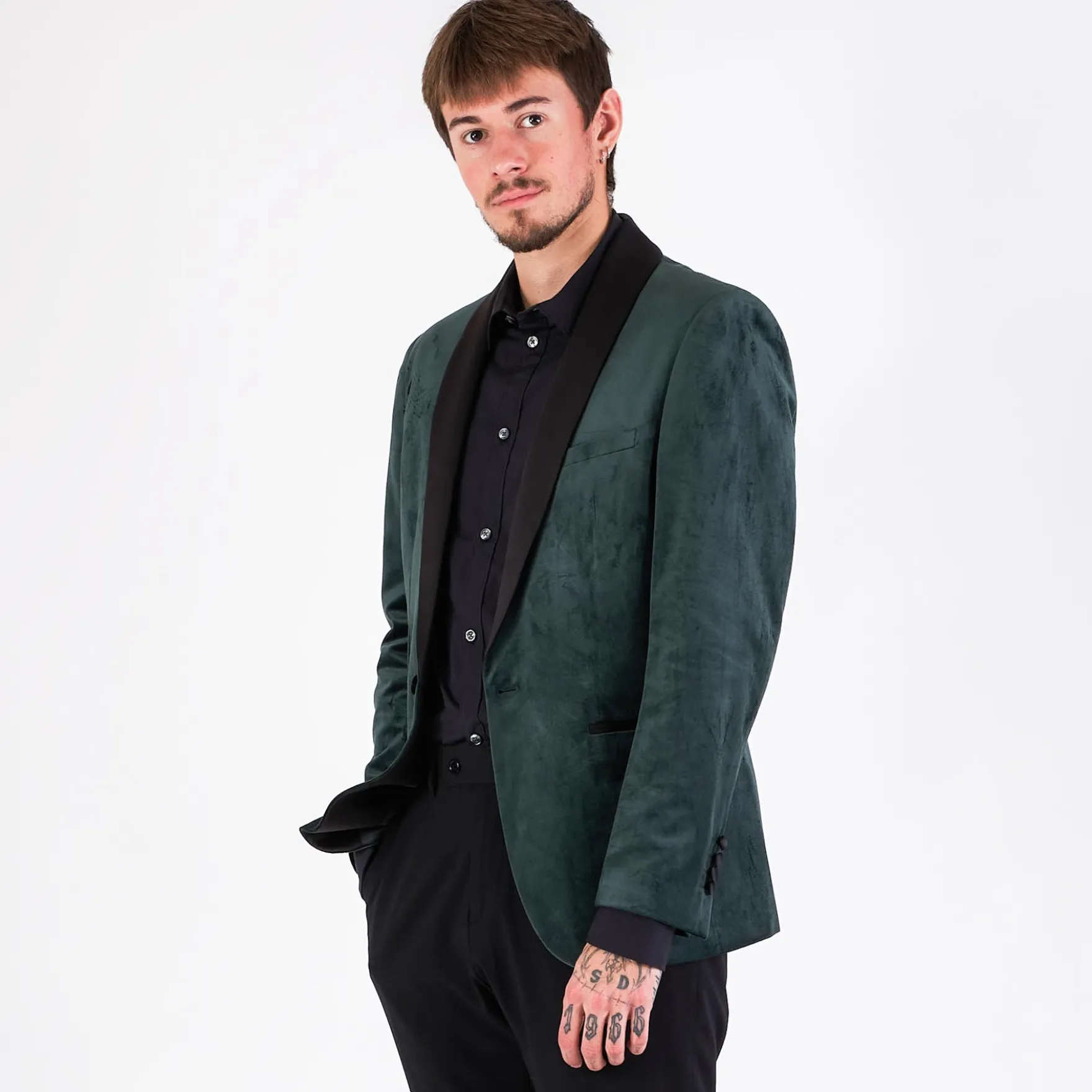 Velour blazer