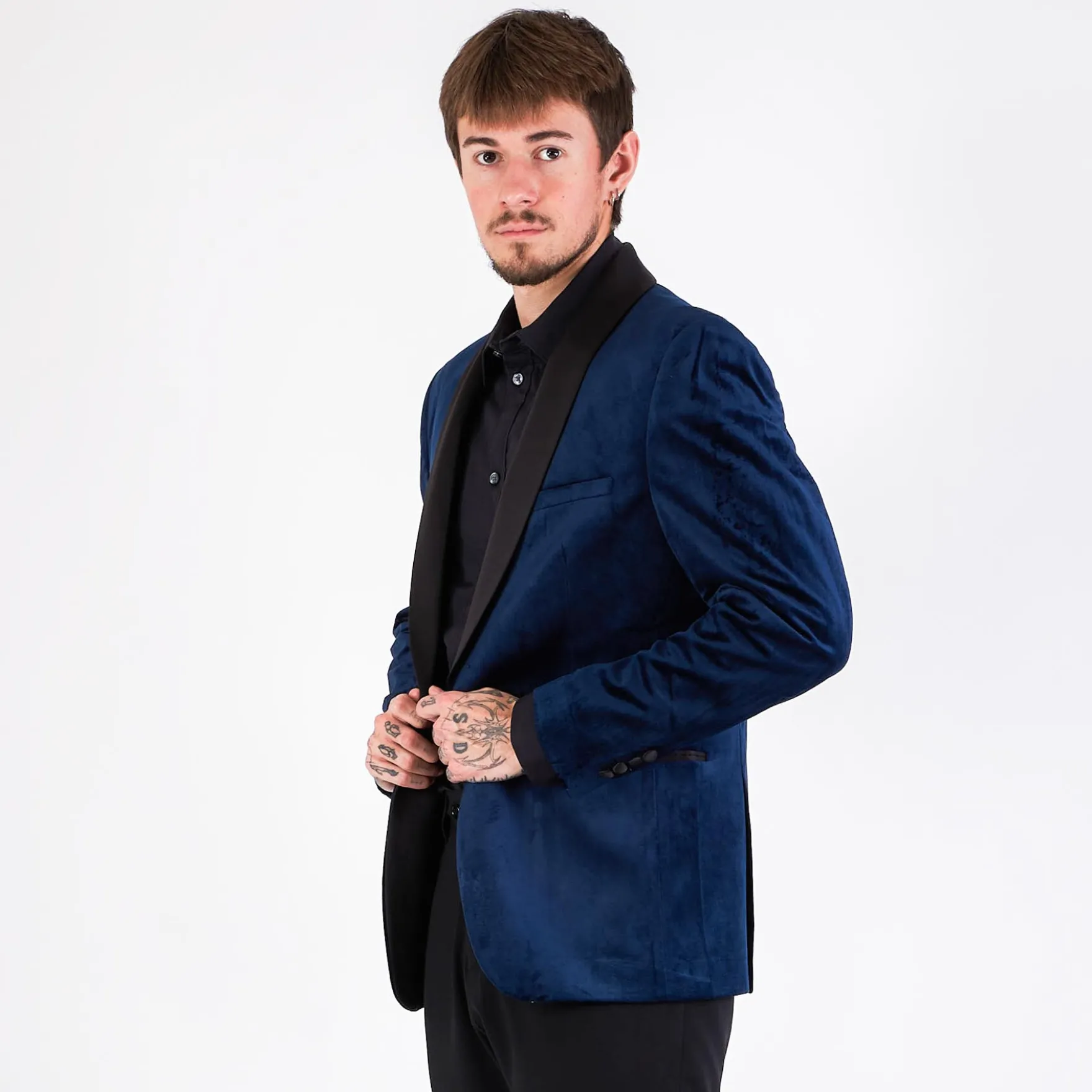 Velour blazer
