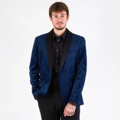 Velour blazer