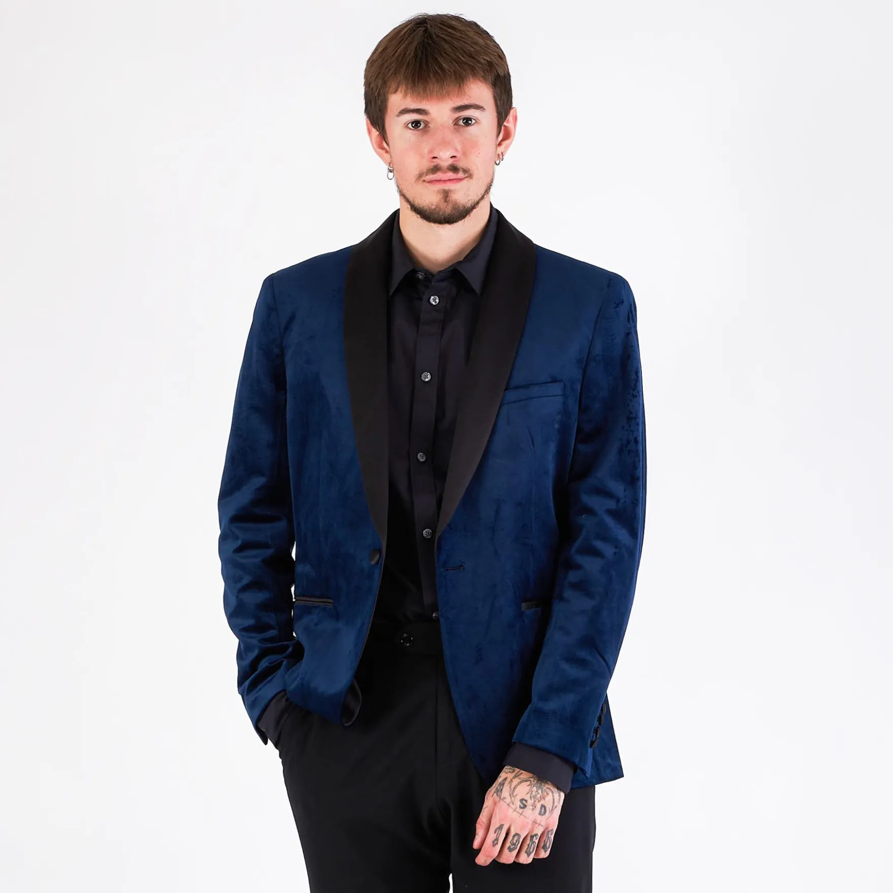 Velour blazer