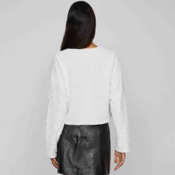 Viaria l/s o-neck cardigan