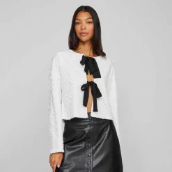 Viaria l/s o-neck cardigan