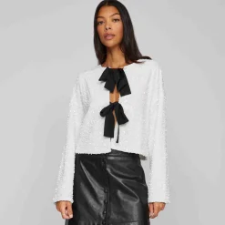 Viaria l/s o-neck cardigan
