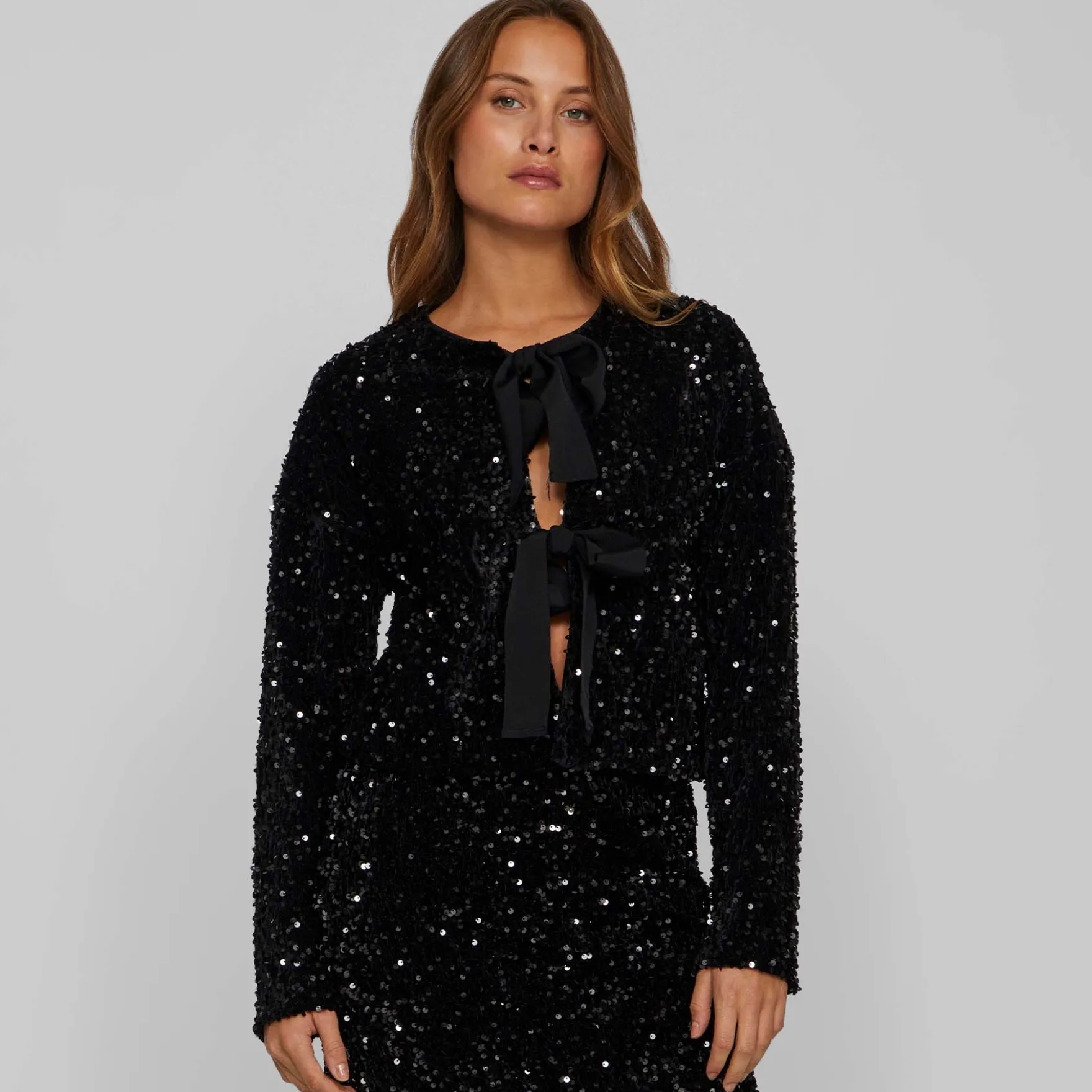 Viaria l/s o-neck cardigan