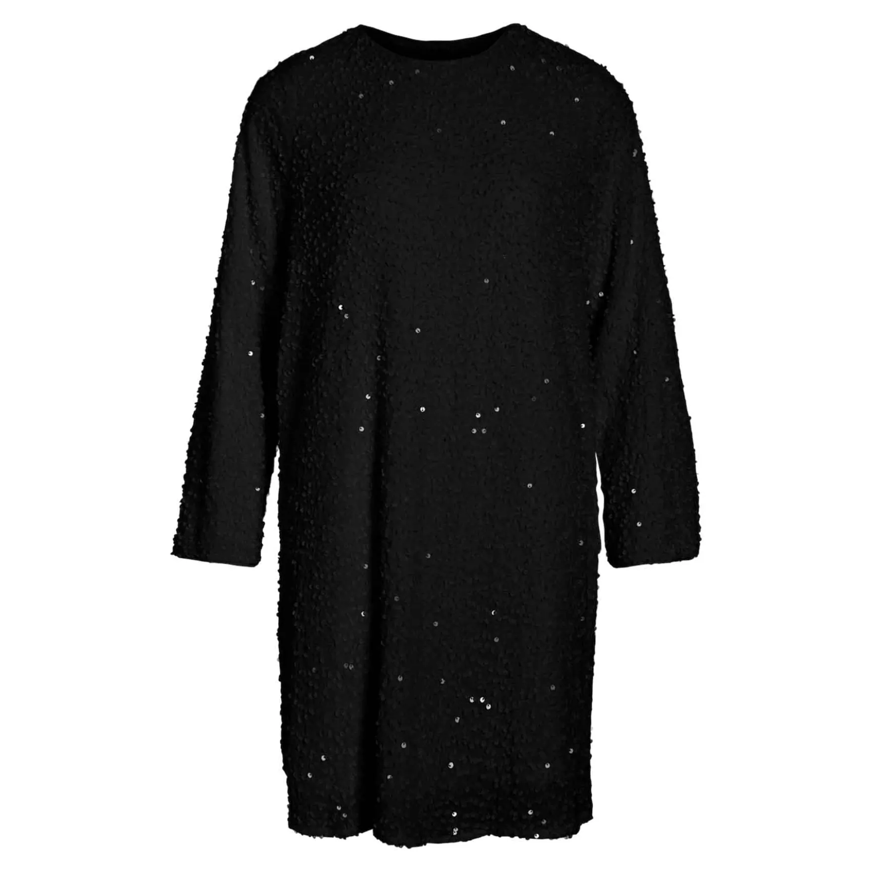 Viaria o-neck open back dress
