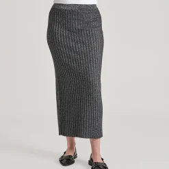 Vibella glitter knit skirt