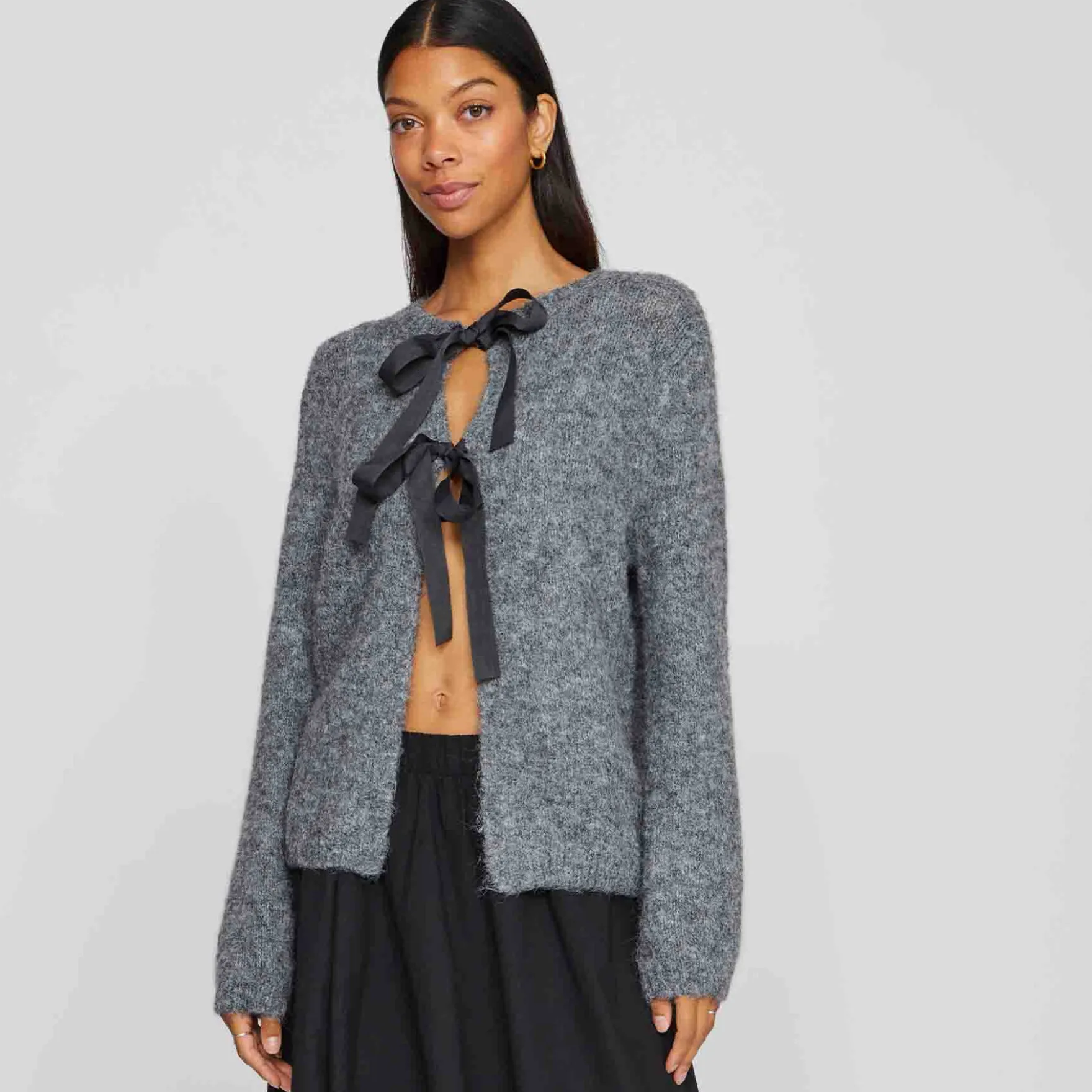 Vibows l/s knit cardigan