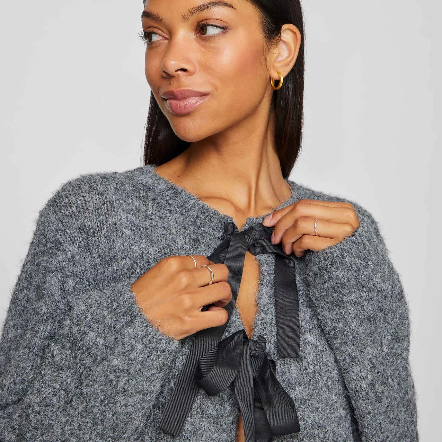 Vibows l/s knit cardigan