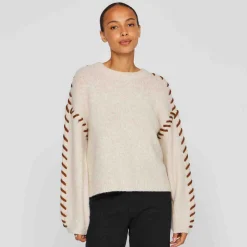 Vihaddo o-neck detail knit