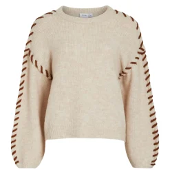 Vihaddo o-neck detail knit