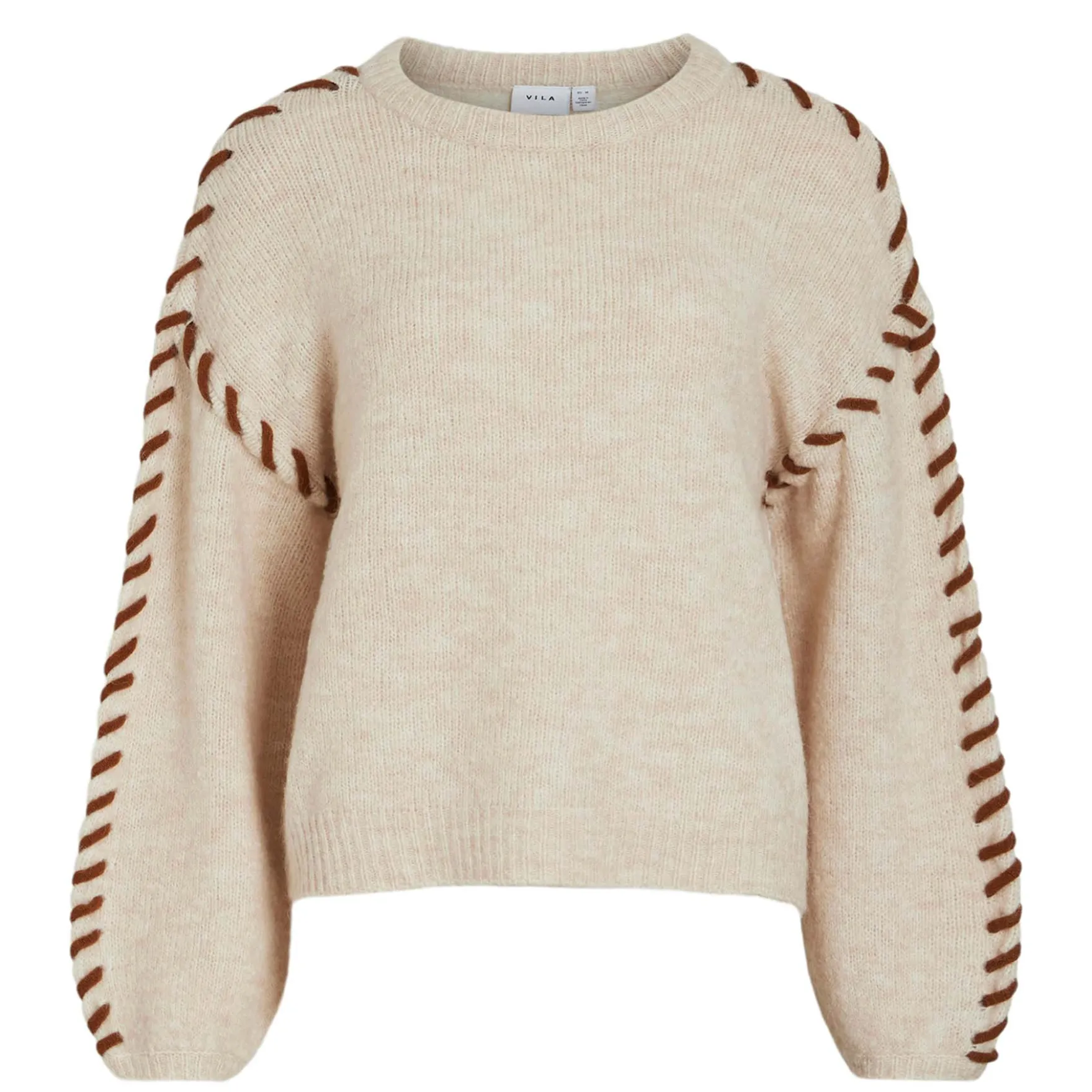 Vihaddo o-neck detail knit