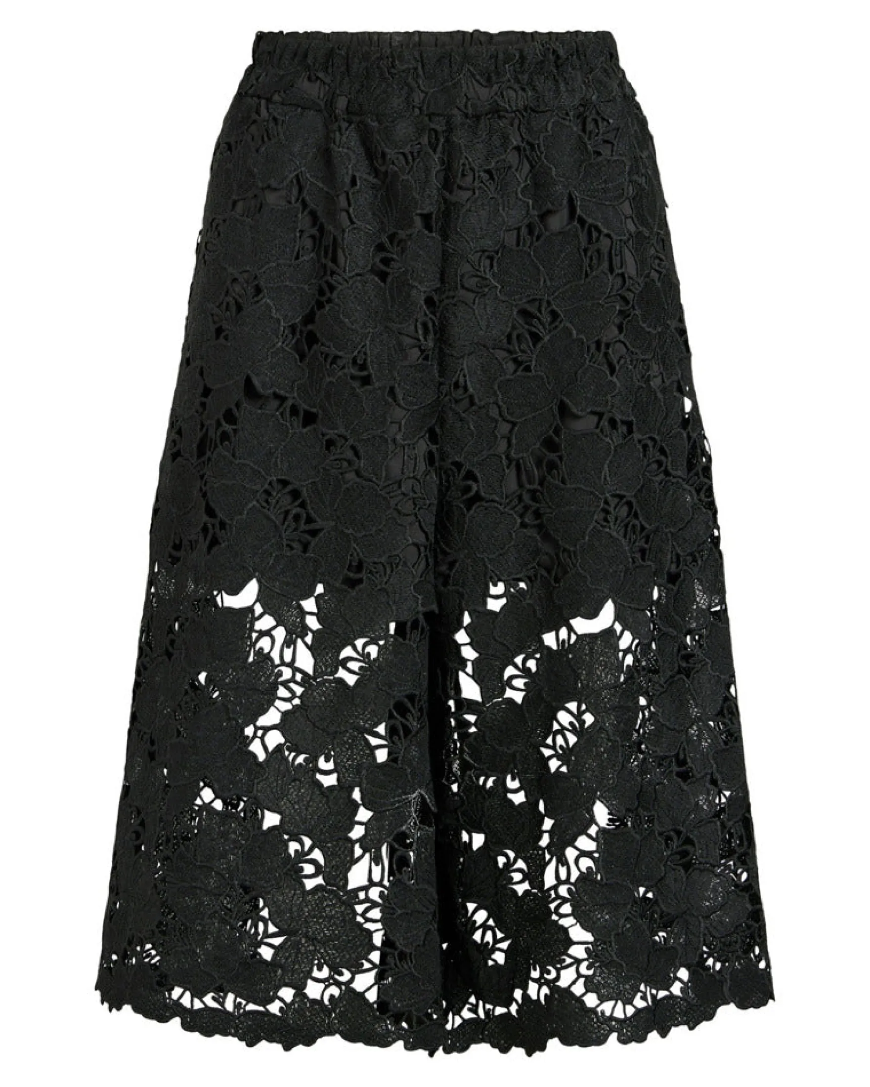 VIHYLDE HW LACE BERMUDA SHORTS