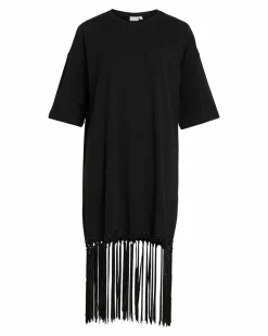 VIKATA OVERSIZE FRINGE DRESS