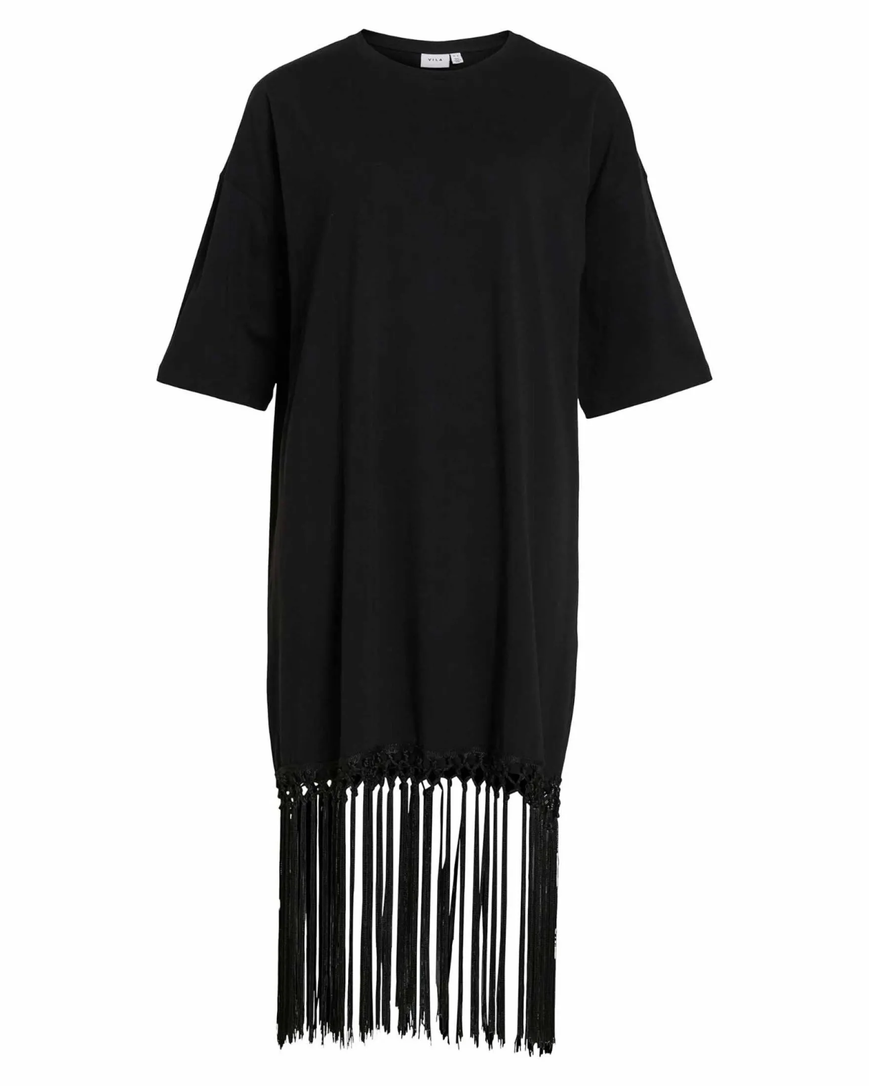 VIKATA OVERSIZE FRINGE DRESS