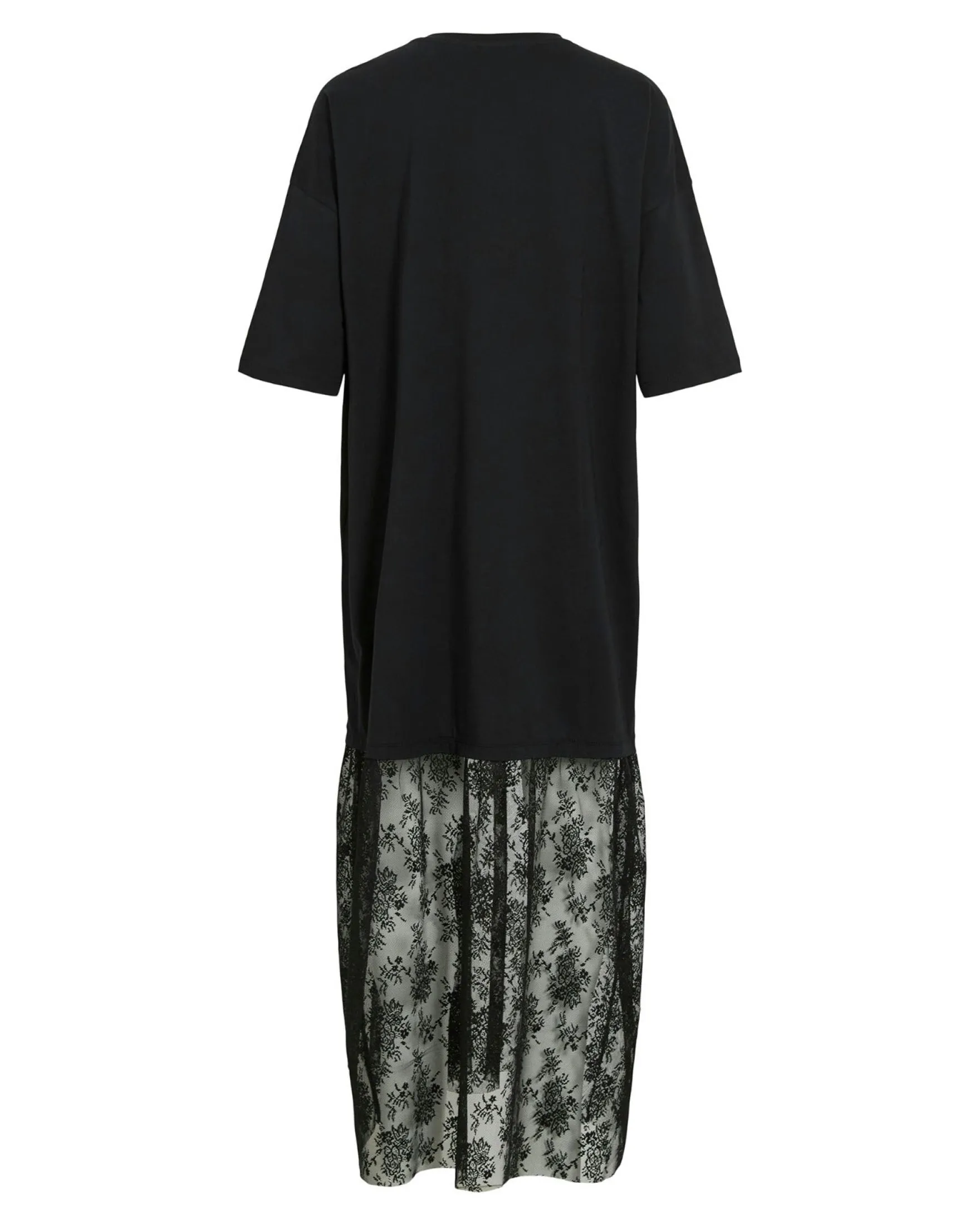 VIKATA S/S OVERSIZE LACE DRESS