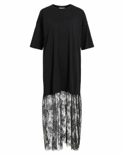 VIKATA S/S OVERSIZE LACE DRESS