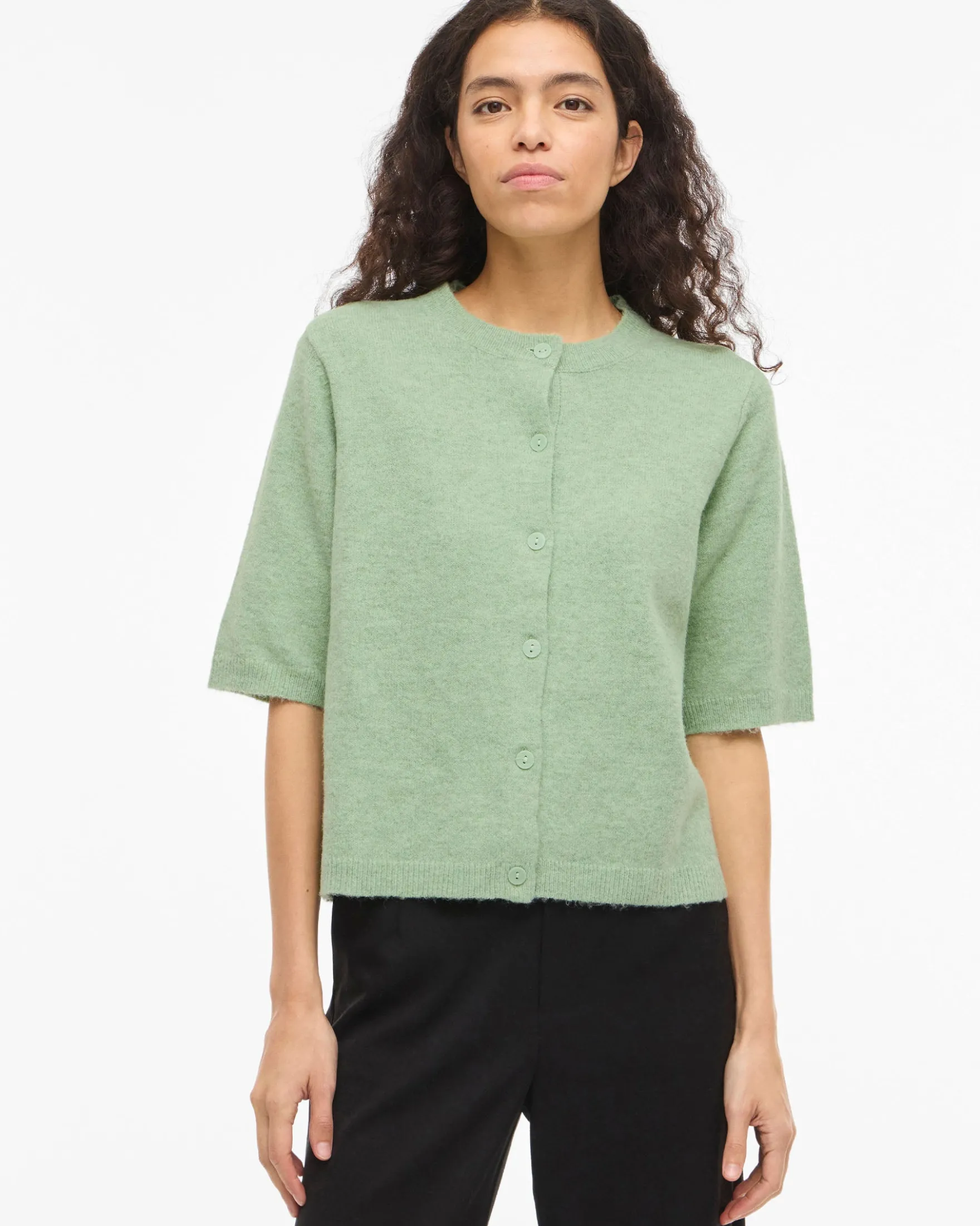 VILIGA O-NECK KNIT CARDIGAN