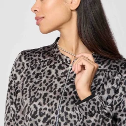 Vinela printed bomber jacket