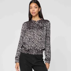 Vinela printed bomber jacket
