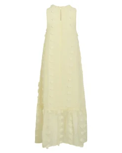 VIPALMA S/L O-NECK ANKLE DRESS