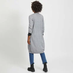 Viril long knit cardigan