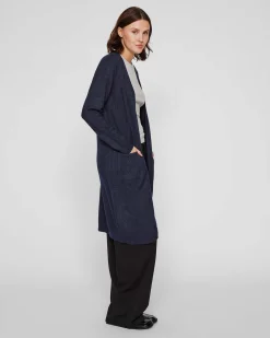 Viril long knit cardigan