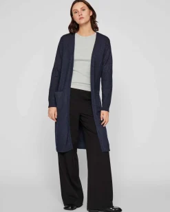 Viril long knit cardigan