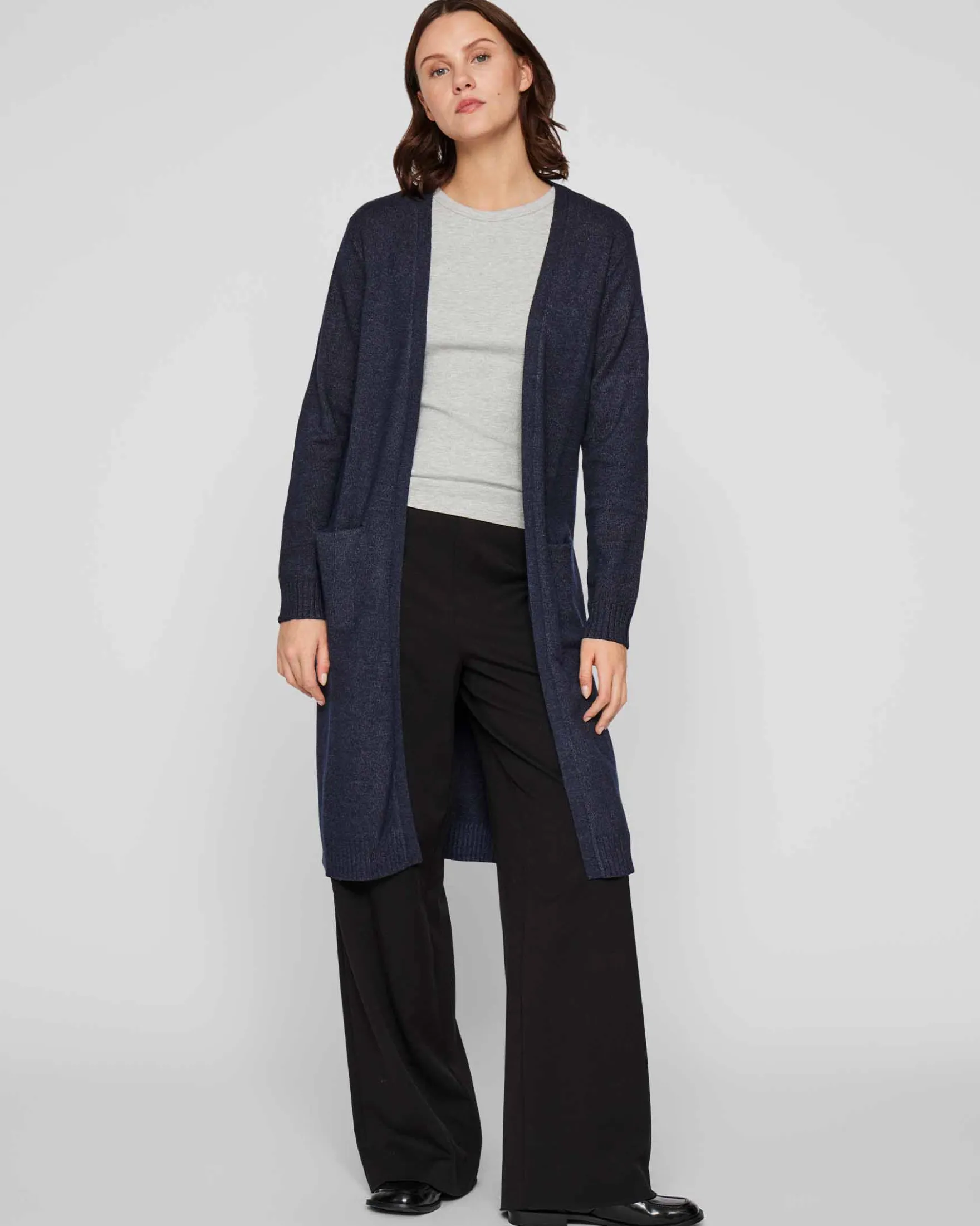 Viril long knit cardigan