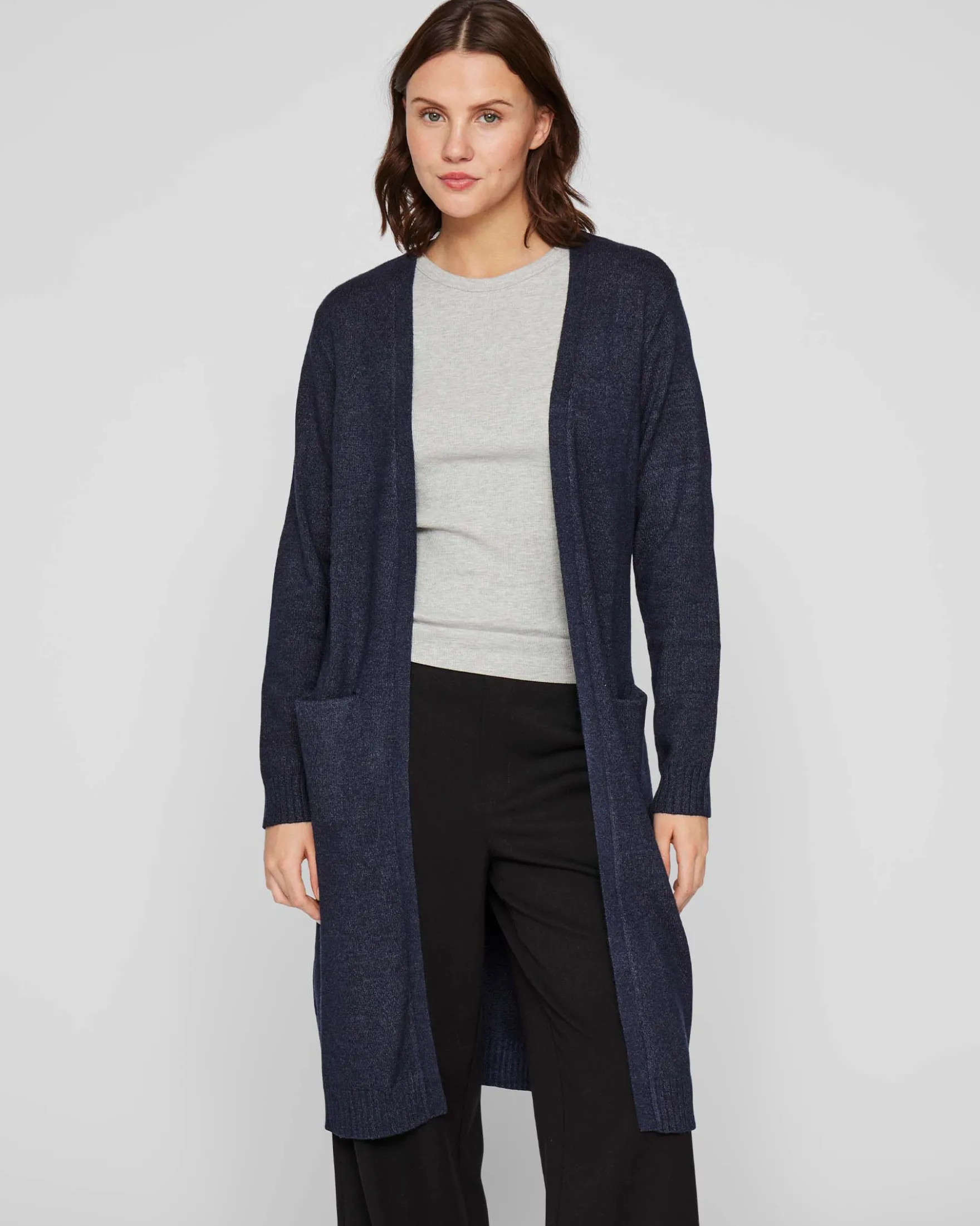 Viril long knit cardigan