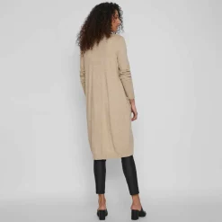 Viril long knit cardigan