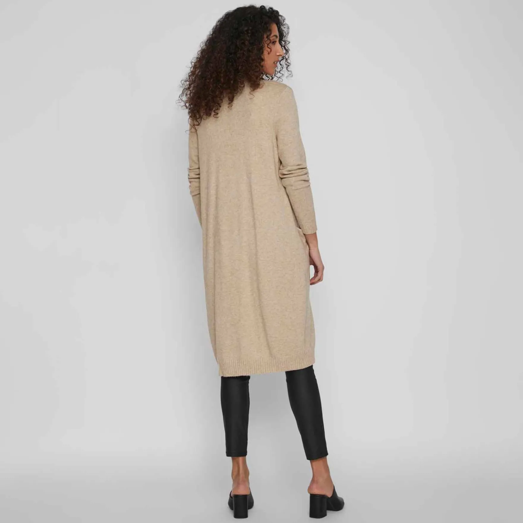 Viril long knit cardigan