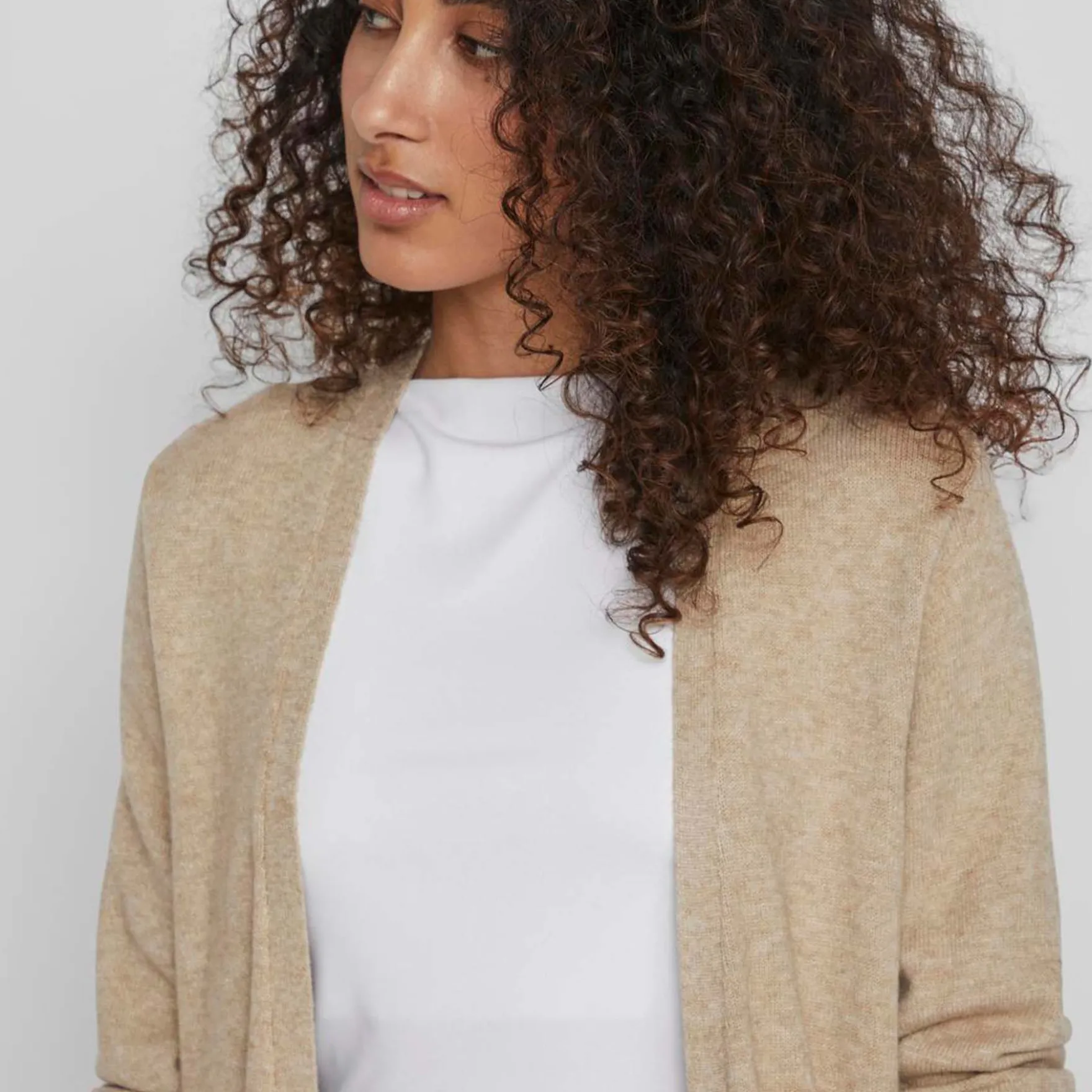 Viril long knit cardigan