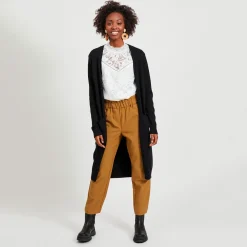 Viril long knit cardigan