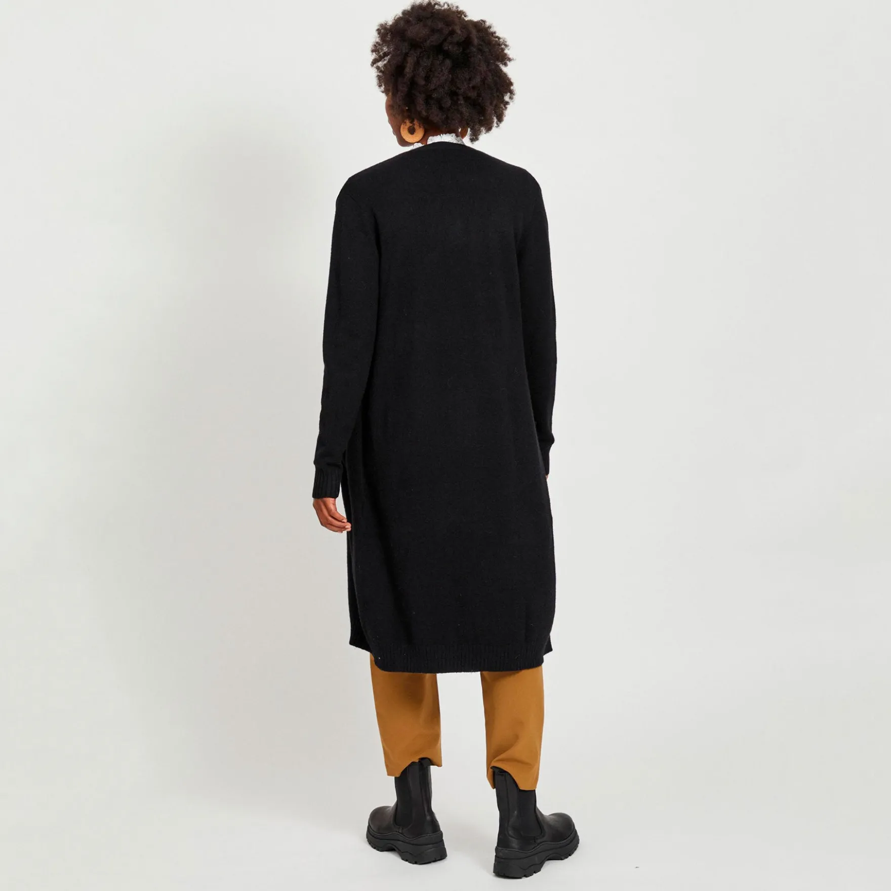 Viril long knit cardigan