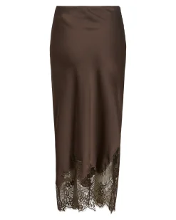 VISABEL HW MIDI LACE SKIRT