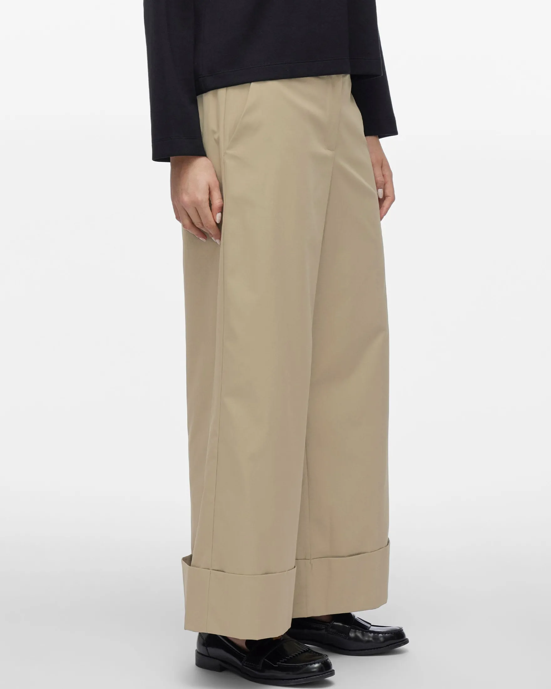 Visefrida 7/8 fold up pants