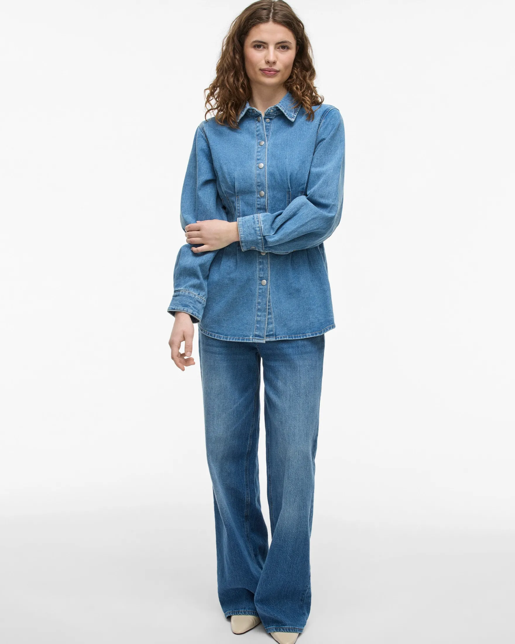 VISIKKA L/S DENIM SHIRT