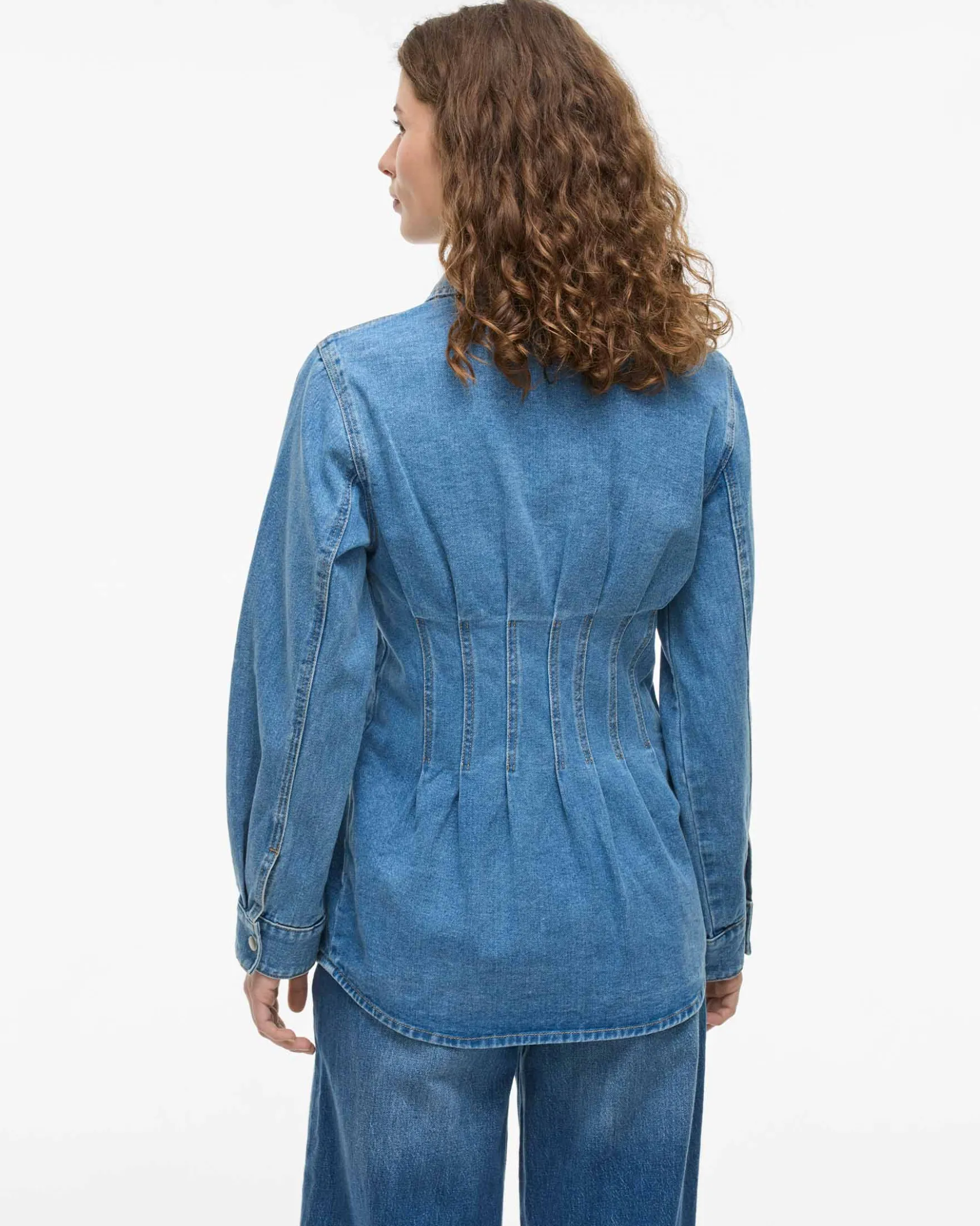 VISIKKA L/S DENIM SHIRT