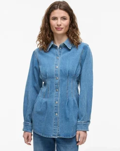 VISIKKA L/S DENIM SHIRT
