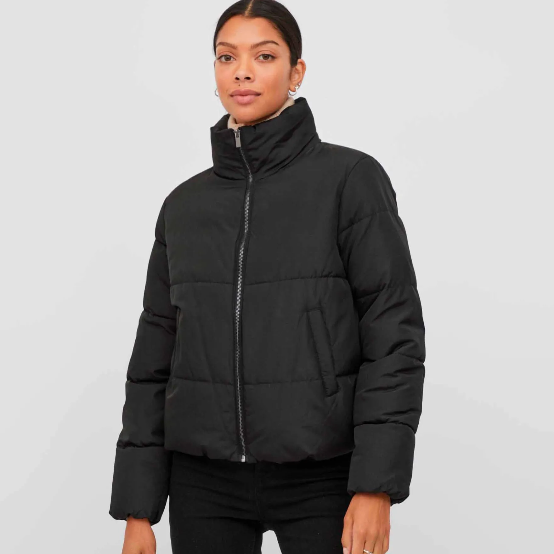 Vitate l/s short puffer jacket