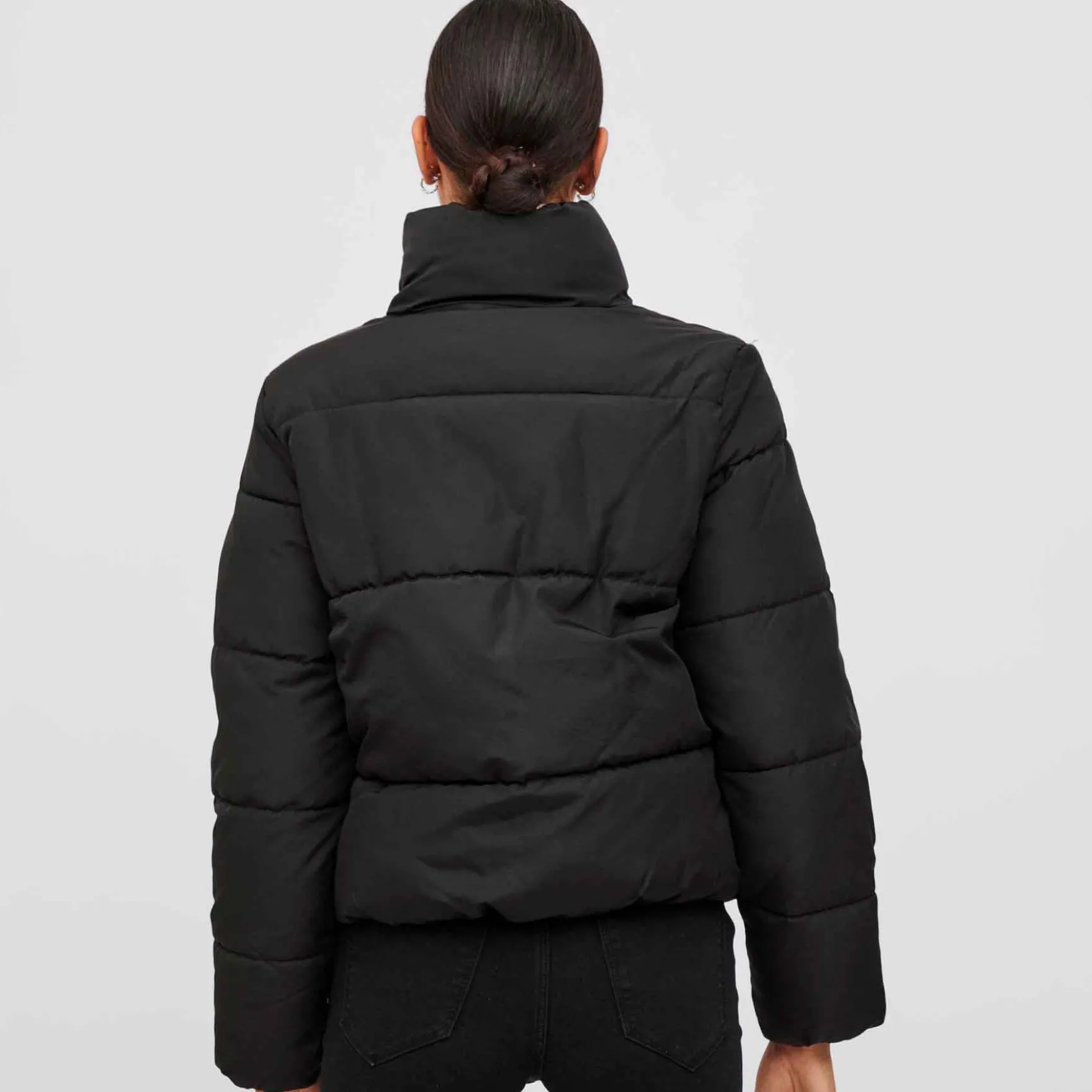 Vitate l/s short puffer jacket
