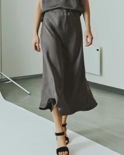 Wilja satin skirt